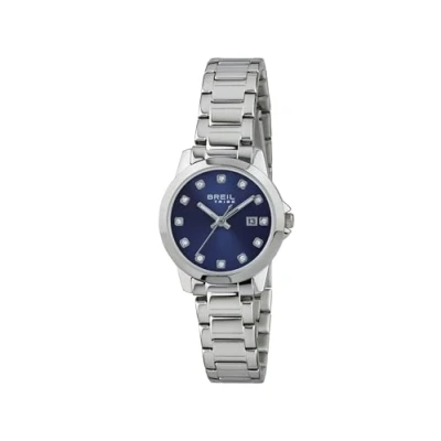 Imagen de BREIL Reloj DE Mujer Classic Elegance Esfera Azul Movimiento Solo Time 3 CUARZOS LANCHE y Pulsera Acero Plateado EW0409