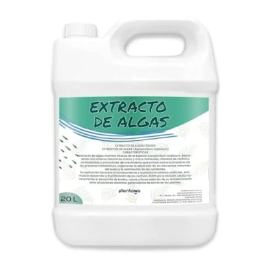 Imagen de Plantawa Fertilizante Extracto de Algas Marinas Líquido 20 Litros Abono orgánico para plantas, Ascophyllum Nodosum 100% Ecológico. Potenciador Crecimiento, Enraizante, Micorrizas.