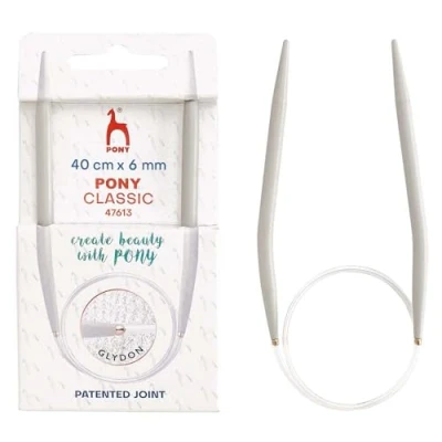 Imagen de Pony Classic Cuchillo circular de punta redonda aluminio, 40 cm, 3,50 mm, 1 unidad