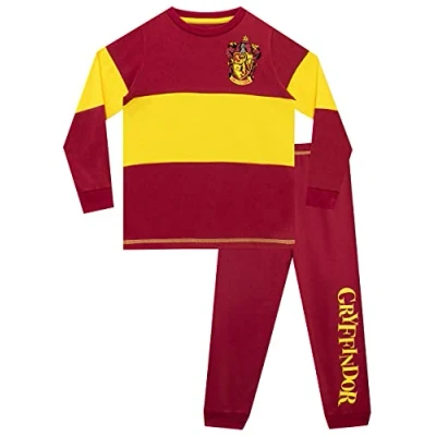 Imagen de Harry Potter Pijamas para Niños Gryffindor Multicolor 10 11 años