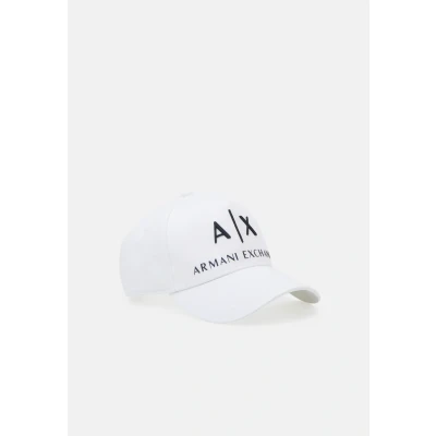 Imagen de Armani Exchange Baseball HAT Unisex Gorra, Talla: One Size, Bianco/blu navy