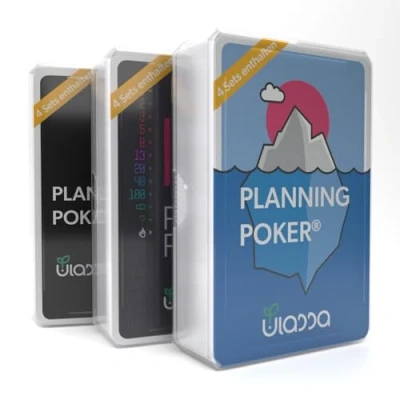 Imagen de Ulassa Agile Planning Poker Card Set Aumenta la comunicación y motivación en tu Equipo para 12 Personas IDE + Planets Version