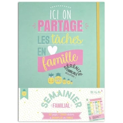 Imagen de DRAEGER PARIS 1886 Happy Days Kit de papelería semanal Familiar, Papel, Verde Menta, non applicable