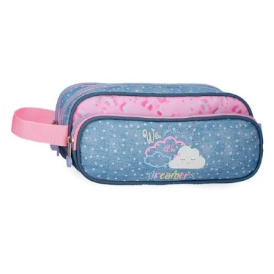 Imagen de Enso Dreamer Estuche Triple Azul 22x10x9 cms Poliéster by Joumma Bags