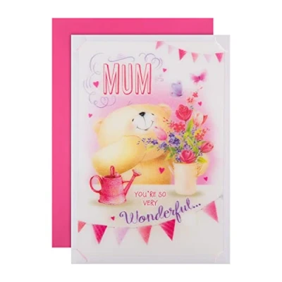 Imagen de Hallmark Tarjeta de cumpleaños para mamá, diseño tablero lenticular con texto en inglés Forever Friends