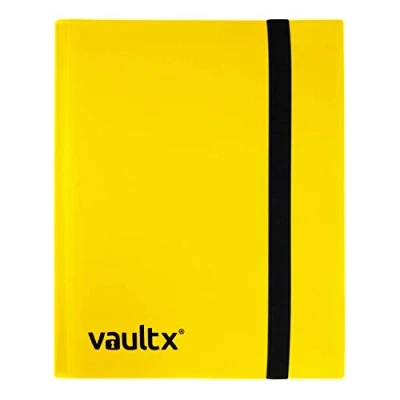 Imagen de Vault X Binder Carpeta para Cartas Coleccionables 4 Tarjetas por Pájina 160 Bolsillos de Inserción Lateral TCG (amarillo)