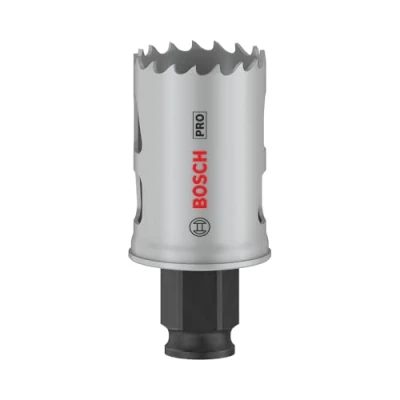 Imagen de Bosch 1x Sierra de corona PRO Multi Material Power Change Plus (para Madera blanda, Cartón yeso, Ø 32 mm, Professional Accesorios Taladro)