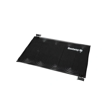 Imagen de Bestway Calentador de piscina solar Flowclear para sistemas filtro, almohadilla Clean Sun Powered, negro, 110 x 171 cm