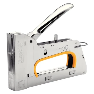 Imagen de Rapid Grapadora Profesional Manual PRO R33 para Grapas No. 13, Tapicería con 3 Posiciones Ajustables, Gatillo y Empuñadura Ergonómica, Fabricada en Suecia (10582521)
