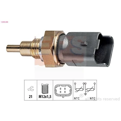 Imagen de EPS 1.830.286 Sensor de Temperatura del Refrigerante Made in Italy OE Equivalent FIAT: Punto II Hatchback, Multipla, BRAVO 1
