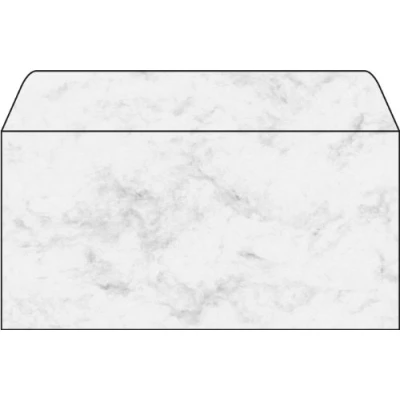Imagen de SIGEL DP073 Sobres, 11 x 22 cm, 90 g/m², mármol gris claro, 50 unidades
