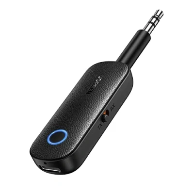 Imagen de UGREEN Transmisor Receptor Bluetooth 5.0 Adaptador 2 en 1 Emisor Audio Jack 3,5mm para TV PC Coche Amplificador