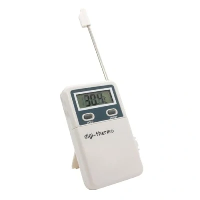 Imagen de Termómetro digital de mano con sonda y pantalla 50º +300ºc 25fr0485 Agtwt2 Ideal para equipos aire acondicionado, climatización, cocina, asado laboratorios