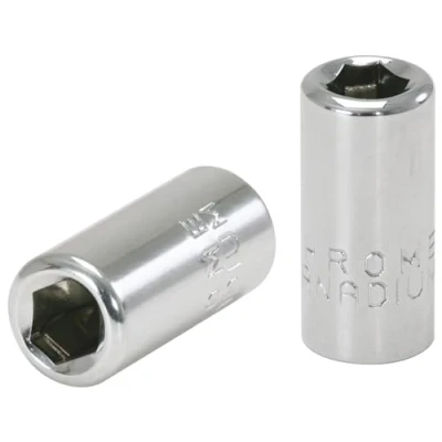 Imagen de KS Tools 918.1421 E 1/4&quot; CHROMEplus Llave de vaso con adaptador para bits 1/4&quot;, colgador