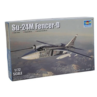 Imagen de Trumpeter 001673 Su 24, 24m Modelismo, Hobby, Montaje, Detallado, Rojo/Blanco