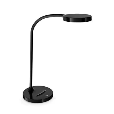 Imagen de Lampara de oficina cep flex plastico led 4w brazo flexible tactil color negro 160x600 mm