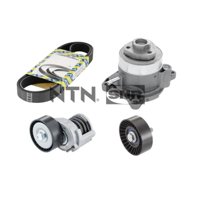 Imagen de SNR KAP857.500 Bomba de agua + kit correa poli V AUDI: A3 Sportback, SEAT: Ibiza 4