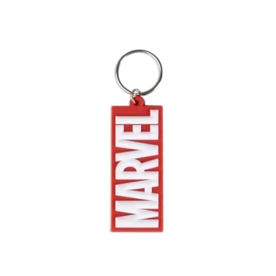 Imagen de Pyramid International Marvel Logo Llavero de Goma, 4 x 6 1,3 cm, Multicolor (RK38461C)