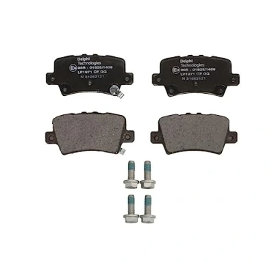 Imagen de DELPHI LP1971 Juego de pastillas freno con avisador acústico desgaste Chapa antichirridos accesorios HONDA: CIVIC 8 Hatchback,