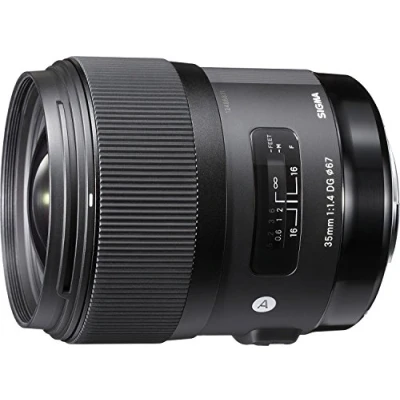 Imagen de Sigma 35mm F1.4 DG HSM Objetivo (SLR, 13/11, Estándar, Sigma, Negro, Bayonet)