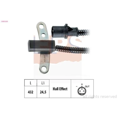 Imagen de EPS 1.953.253 Sensor de Cigueñal Made in Italy OE Equivalent JEEP: Grand Cherokee I, II, Wrangler I SUV
