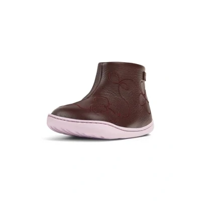 Imagen de Camper Botines para niños, Talla: 21, Burgundy Zapatos