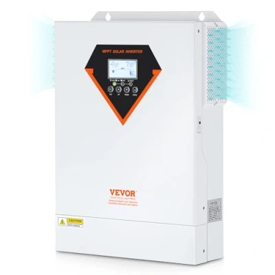 Imagen de VEVOR Inversor Híbrido de 5500W Solar 230V AC Cargador Fuera la Red Onda Sinusoidal Pura con Controlador Carga MPPT Incorporado 100 A, Híbrida, Utilidad,