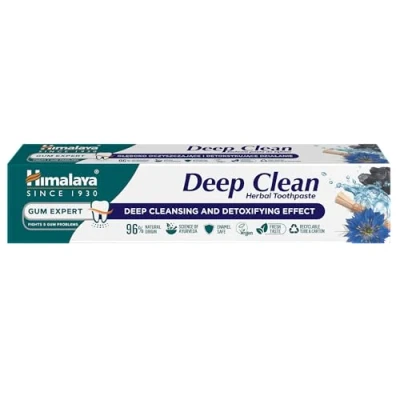 Imagen de Himalaya Deep Clean toothpaste with Activated Coconut Charcoal and Black Seed Oil, 75 ml
