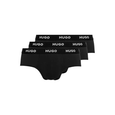 Imagen de HUGO Hipbrief 3 PACK Braguitas, Hombre, Talla: XS, Black