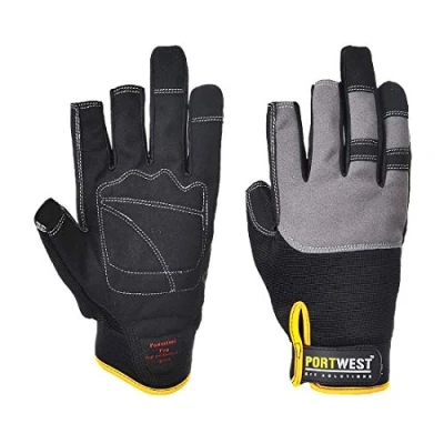Imagen de Portwest Guante Powertool Pro Altas Prestaciones, Tamaño: L, Color: Negro, A740BKRL