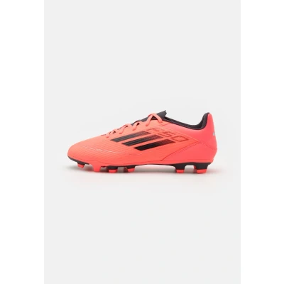 Imagen de adidas Performance F50 CLUB Flexible Ground Botas de fútbol con tacos, Hombre, Talla: 45 1/3, Turbo/aurora black/platin metallic Zapatos