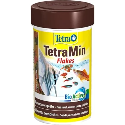 Imagen de TetraMin Flakes Alimento para peces en forma de escamas, sanos y aguas claras, 100 ml/20g
