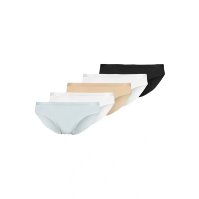 Imagen de DIM Pocket Brief 3 PACK Braguitas, Mujer, Talla: 42/44, Noir/peau/blanc/gris/blanc