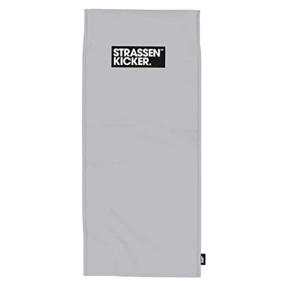 Imagen de STRASSENKICKER Toalla deportiva y fitness, 50 x 110 cm + solapa de 15 cm, 100% poliéster, con etiqueta oficial, parte trasera cubierta para equipos fitness bolsillo cremallera integrado