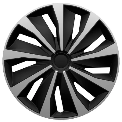 Imagen de AutoStyle PP 5396SB Tapacubos 16in negro/plata
