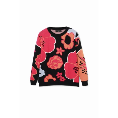 Imagen de Desigual Niagara Jersey de punto, Mujer, Talla: Large, Black