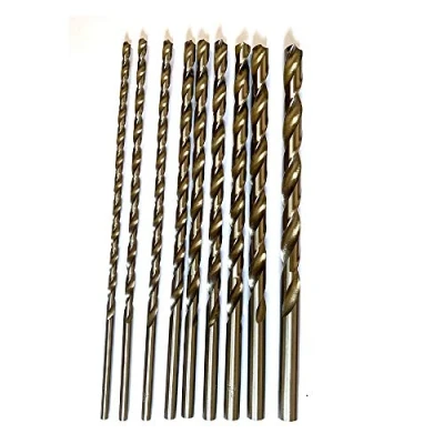 Imagen de JVJ 9 piezas 200 mm longitud 4 10 HSS cobalto broca espiral para taladrar