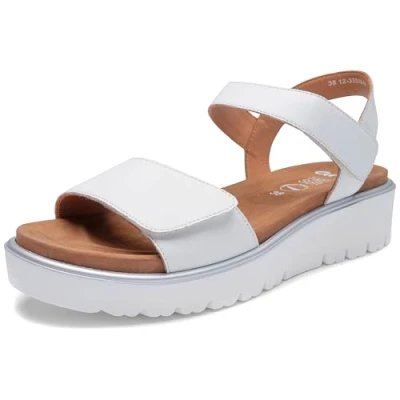 Imagen de ara Sandalias de cuña, Mujer, Talla: 40, Weiss Zapatos
