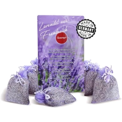 Imagen de 10 bolsitas/natural lavanda seca con francesa Total 100g Flores de Quertee