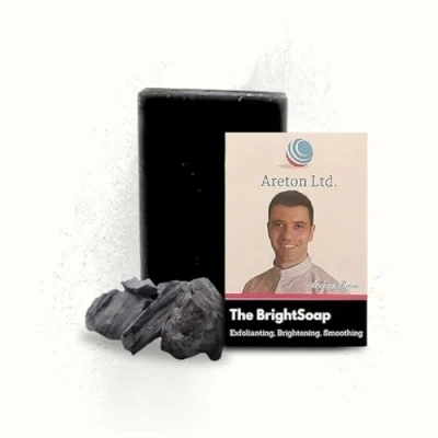 Imagen de Jabón de carbón activado con 2% ácido salicílico, 5% niacinamida 1% kójico aloe vera Ilumina la piel, Exfoliante, quita imperfecciones, limpia los poros para piel grasa, sensible