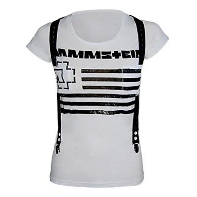Imagen de Rammstein Camisa de Mujer Frauenshirt Suspender, L, Productos Oficiales la Banda