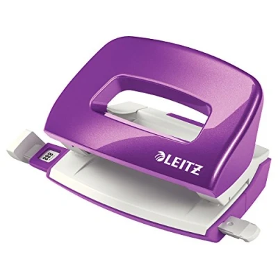 Imagen de Leitz NeXXt WOW 50601062 Mini Perforadora (metal, 10 hojas de capacidad), color violeta