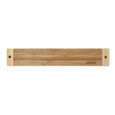 Imagen de Arcos Soportes Magnéticos Soporte Magnético para Cuchillos Hecho de Bambú 300 x 45 mm Color Marrón