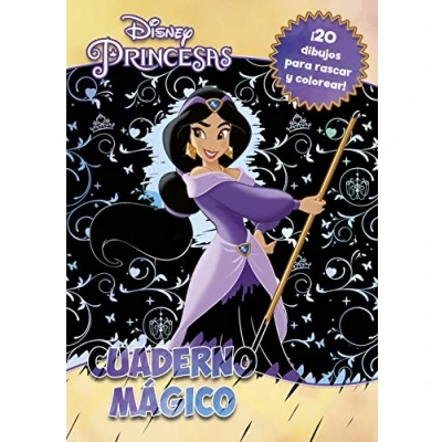 Imagen de Princesas. Cuaderno mágico: 20 dibujos para rascar y colorear (Disney. Princesas)