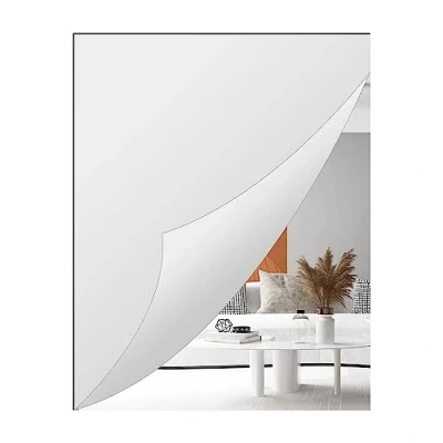 Imagen de TSKDKIT Espejos Adhesivos Pared sin Vidrio Acrílico Adhesivo 40 x 30cm Grandes Marco para Armarios Sala de Estar, Baño, Dormitorio