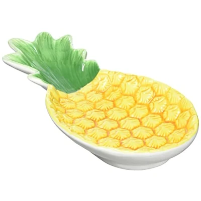 Imagen de Excelsa Tropical Plato/Posamestolo, Cerámica, Amarillo