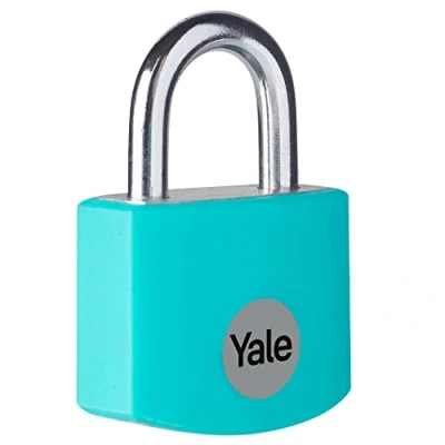 Imagen de Yale YE3B/25/112/1/TE Candado de Aluminio, Azul Verdoso, 25 mm