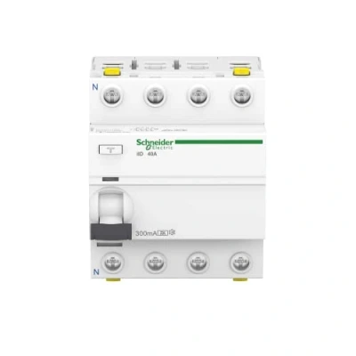 Imagen de Schneider A9Z24440 Disyuntor de Corriente Residual iID, 4P, 40A, 300 mA, Tipo A, Fantasía
