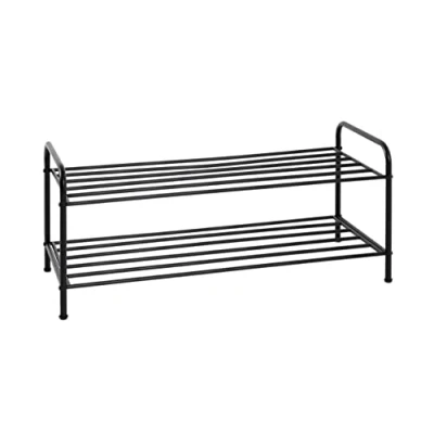 Imagen de HAKU Möbel Banco para Zapatos Negro, Metal, Metal Dim.: AN 83 cm x AL 37 P 35 cm, Estilo: Moderno