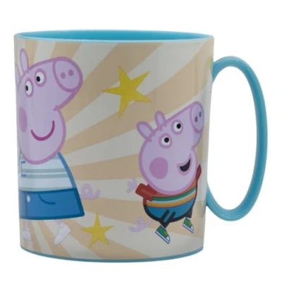 Imagen de ALMACENESADAN, 5074, Taza apta para microondas, capacidad 390ml, producto reutilizable; (Peppa kind)